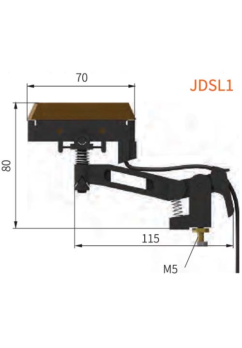 Токосъемник для направляющей в виде двутавра JDSL1